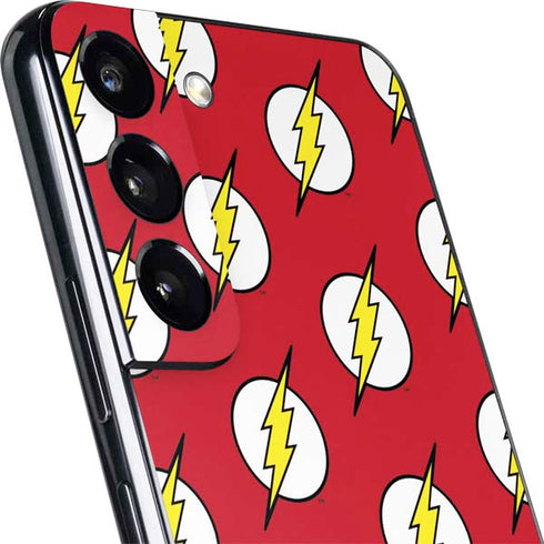 DC Comics The Flash Logo Pattern Galaxy S22 Skin